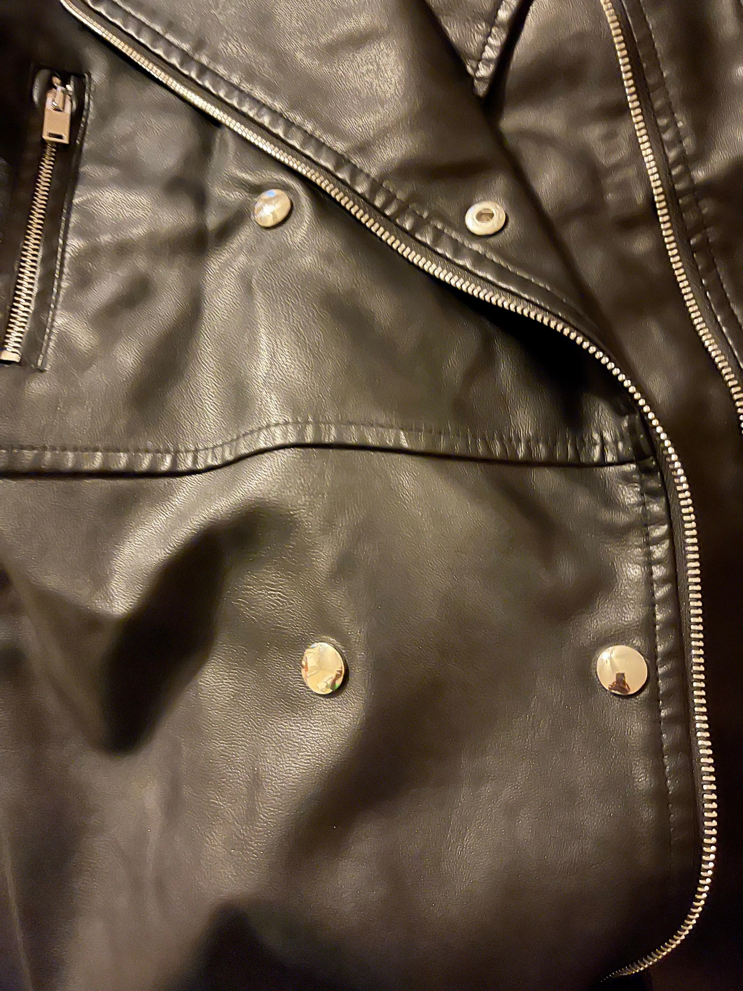 Vegan Leather Moto Jacket