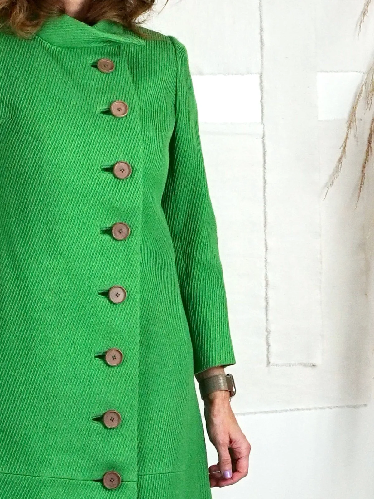 Vintage Shamrock Green Coat