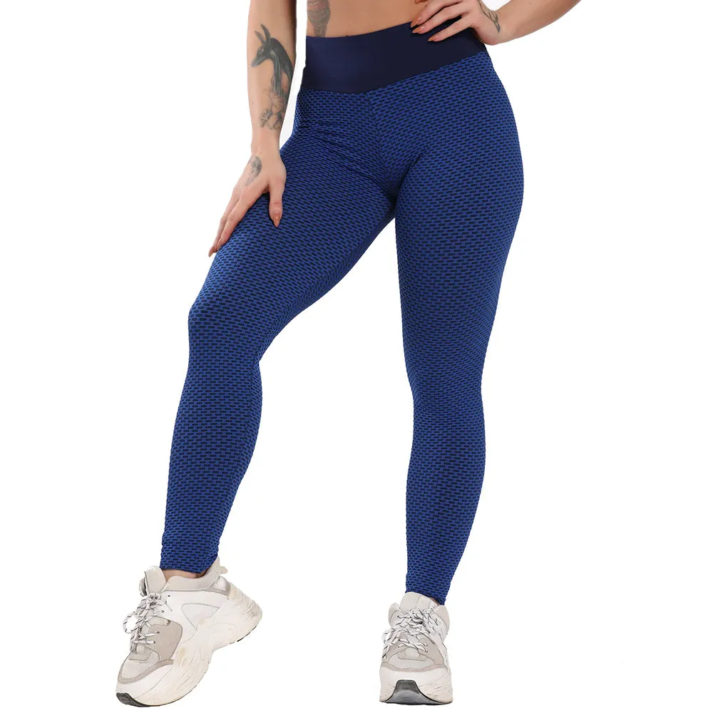 Wjczt Sexy Booty Leggings Women Textured Scrunch Butt Legging Fitness Sport Leggins Push Up Anti-Cellulite Gym Pants Women Clothes