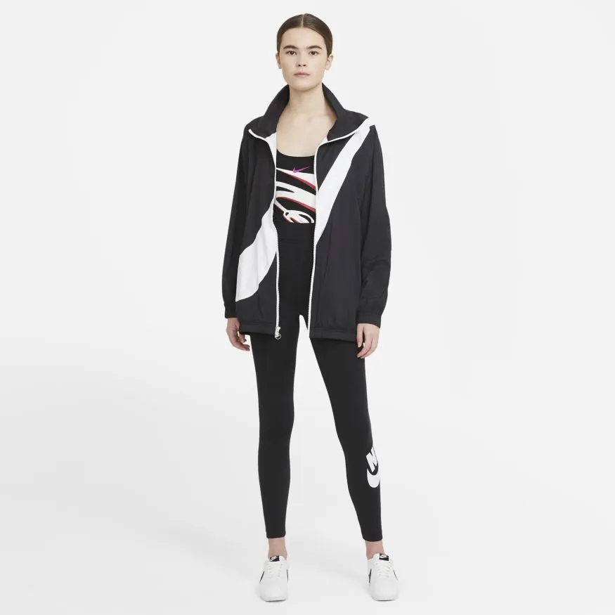 Women's Nike Sportswear Essential High-Waisted Logo Leggings Black