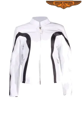 Womens White Jacket With Z/O Lining