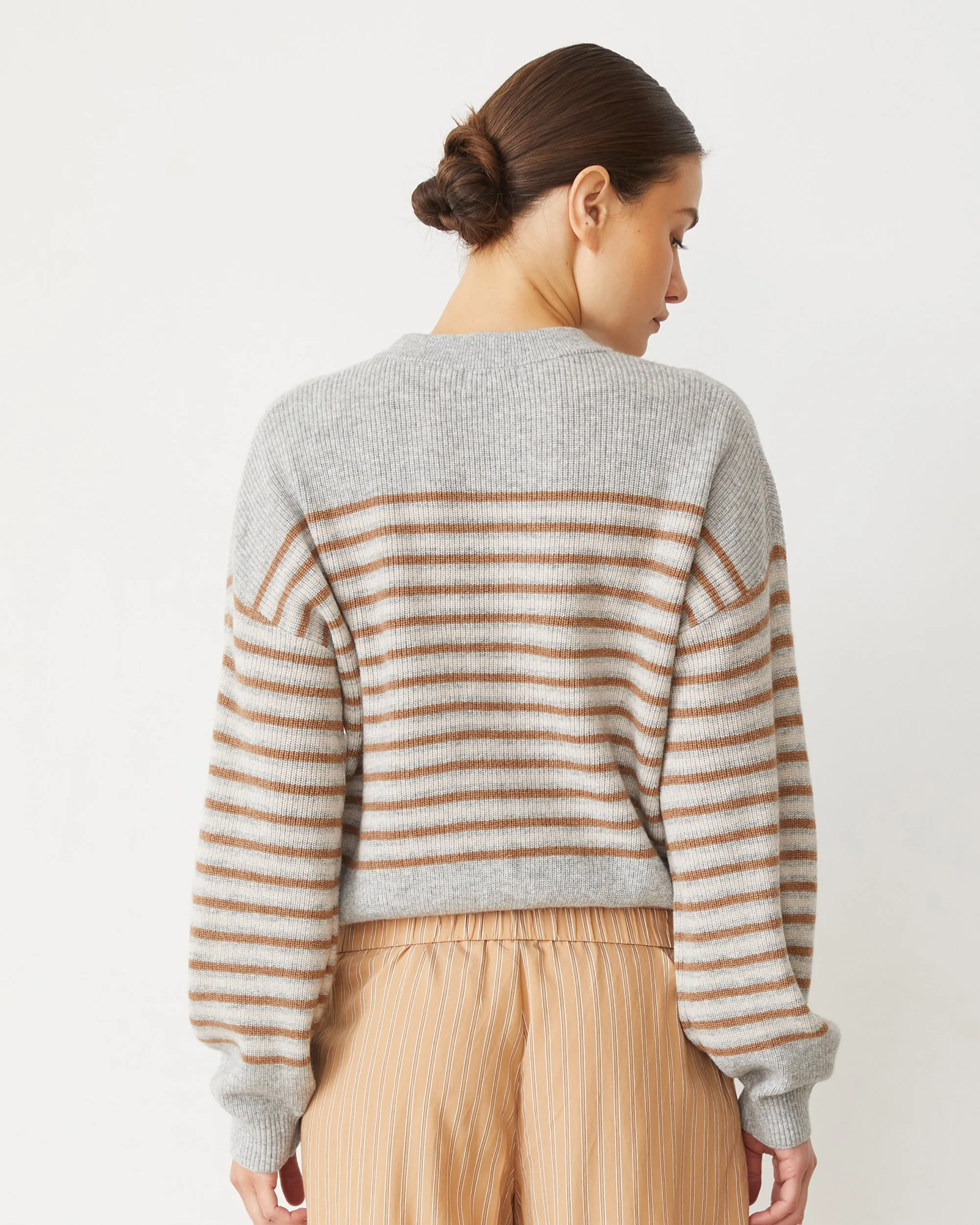 Wool Cashmere Stripe Sweater