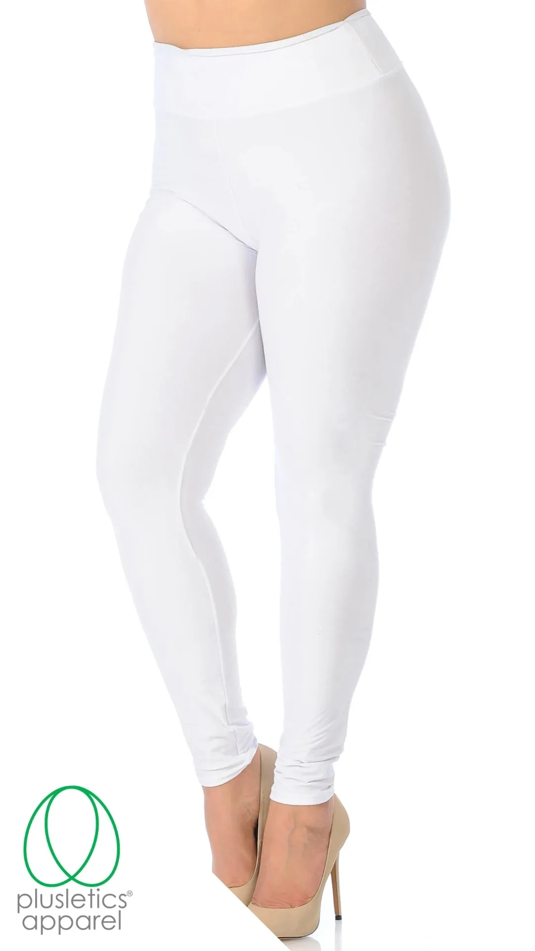 Yoga Leggings Extra Plus 18 - 30 - White