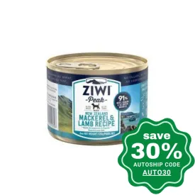 Ziwipeak - Moist MACKEREL & LAMB Recipe Canned Dog Food - 170G (min. 12 cans)